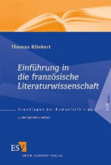 Einführung in die französische Literaturwissenschaft