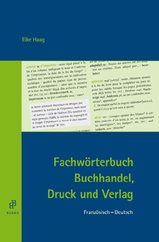 Fachwörterbuch, Buchhandel, Druck und Verlag