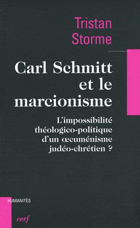 Carl Schmitt et le marcionisme